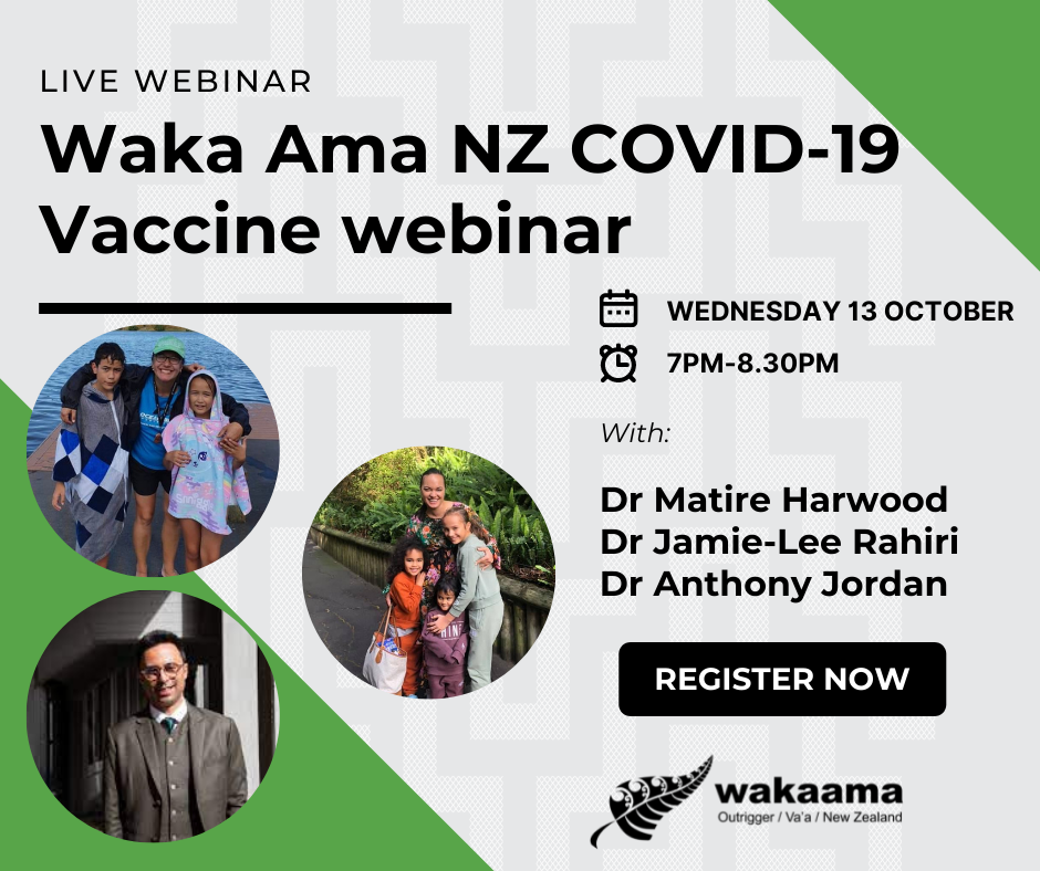 Waka Ama NZ COVID-19 Vaccine Webinar